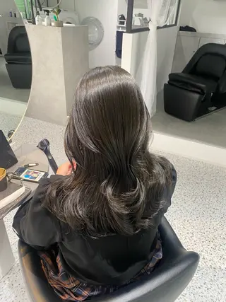 ミディアム カラー パーマ ヘアアレンジ メンズ キッズ Lumo所属・💖横浜ブリーチなし 💖MIHOのヘアスタイル