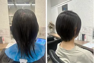 ショート ヘアアレンジ 🍓艶髪/艶カラー ハイトーン/しんたにのヘアスタイル