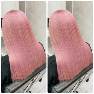 セミロング 🦋ハイトーン🦋 石山 希理🦋のヘアスタイル