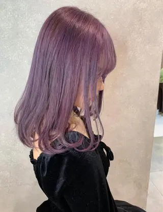 ミディアム カラー Kureha/ネイル トレンドヘアのヘアスタイル