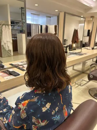 パーマ 北崎 花のヘアスタイル