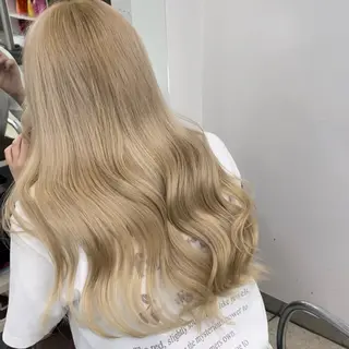 ロング カラー ツヤハイトーン/ レイヤー💫mayuのヘアスタイル