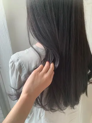 ロング カラー fio マナミのヘアスタイル