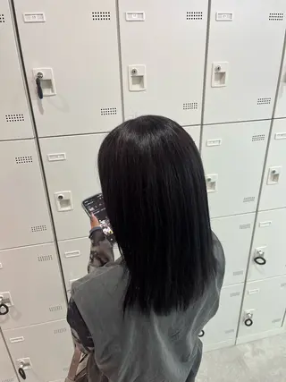 セミロング カラー みう/仙台/暖色/ 艶髪/顔周りカット/のヘアスタイル