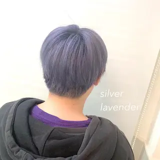 ショート カラー メンズ 佐藤 梨里花 ❤︎のヘアスタイル