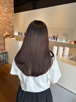 ロング 渡邉 由香のヘアスタイル