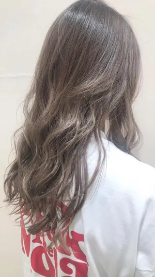 ロング カラー ヘアアレンジ ツヤ髪カラー💎 佐藤あきのヘアスタイル