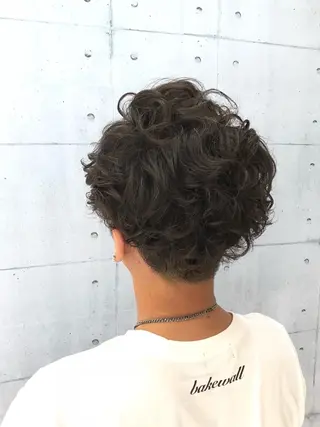 ミディアム 北脇 健治のヘアスタイル