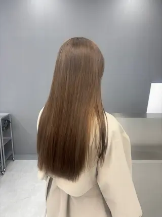 ロング カラー ミルクティー/ピンク カラー/ みう🎀のヘアスタイル