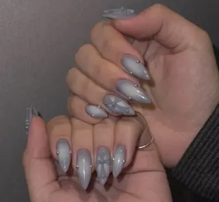 ネイル By moonネイル 🌷ワンホン/韓国風のネイルデザイン