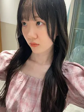 ロング 抜け感perm🌐 ｜kazaneのヘアスタイル