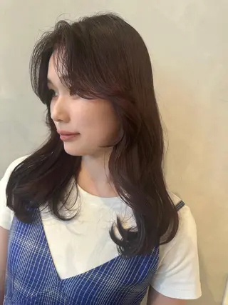 セミロング 🎀韓国/髪質改善 長野美和🎀のヘアスタイル