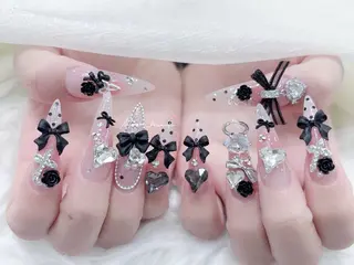 ネイル MoMoA Nail ネイル長さ出し専門店のネイルデザイン