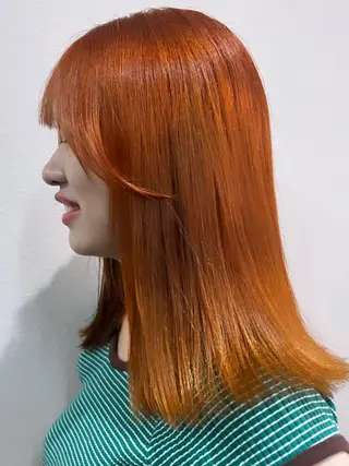 ミディアム カラー Maison Land所属・KANA MIYOSHIのヘアスタイル