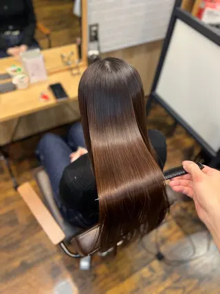 ロング Salowin銀座suite店所属・美髪縮毛矯正/髪質 改善カラー/寺倉海人のヘアスタイル