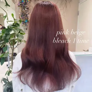 ロング カラー ブリーチなしWカラー 🎀韓国ヘア/amiのヘアスタイル