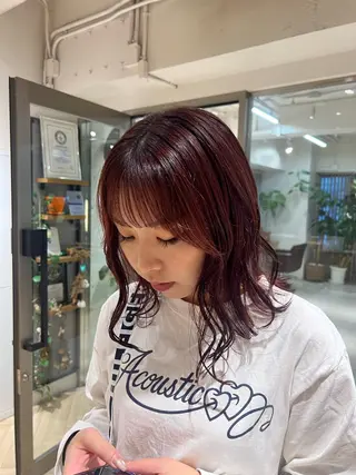 ミディアム カラー SALOWIN川崎WEST店所属・🌷川崎/ボブ/ アレンジ/コトネ🌷のその他イメージ