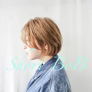 ショート カラー ショートボブ縮毛矯正 髪質改善のプロ山道潤のヘアスタイル