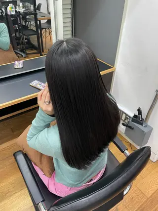 ロング yu-kaハッシュ カット/韓国レイヤーのヘアスタイル