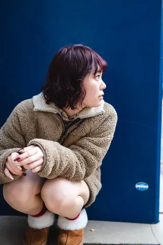 ミディアム カラー 千葉 慎也のヘアスタイル