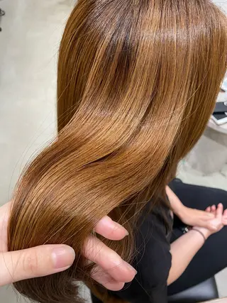 ロング M Rのヘアスタイル