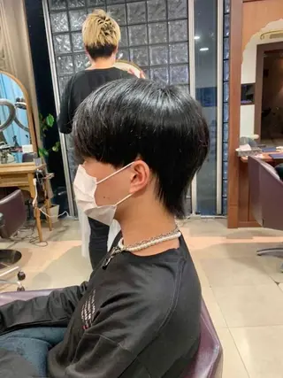 ショート パーマ メンズ カットが上手い 💇‍♂🌸サク🌸のヘアスタイル