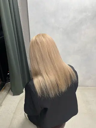 ロング カラー 🦋韓国ヘア💙 RUNAのヘアスタイル