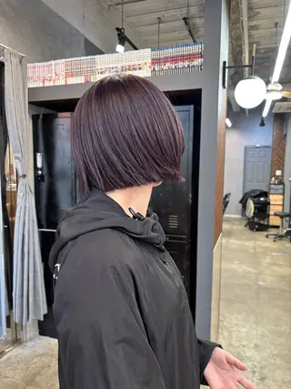 ショート #美髪矯正#艶カラー Natsuのヘアスタイル