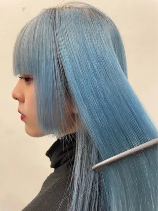 セミロング カラー ryuei /原宿のヘアスタイル