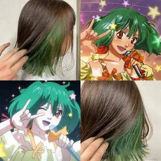 ショート カラー ヘアアレンジ 年間1500人担当 代表　南一路のヘアスタイル