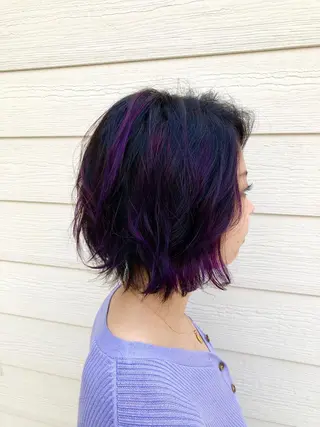 ミディアム カラー RUBEUS【ルベウス】所属・✨艶々カラー🎨 杉本賢人のヘアスタイル