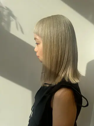 ミディアム カラー 銀座透け感大人カラー 🌴フルカワのヘアスタイル