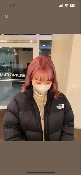 カラー 古賀 愛美のヘアスタイル