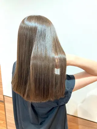 ロング カラー Annon プライベートサロンのヘアスタイル