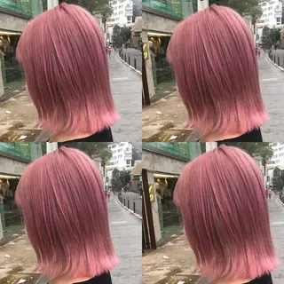 ミディアム カラー ヘアアレンジ メンズパーマ名人 TAKUMAのヘアスタイル