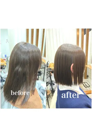 ミディアム 橋本 桂のヘアスタイル