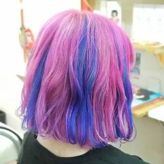 ショート カラー 植田 /エクステ /ブリーチ/髪質改善のヘアスタイル