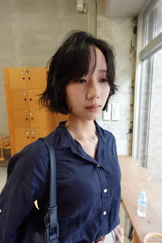 ショート パーマ wewe: momoeのヘアスタイル