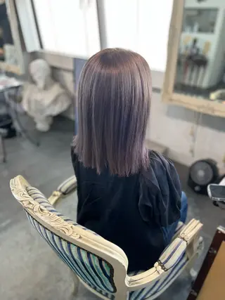 ミディアム カラー Mariana雛/ 西大分/ハイライトのヘアスタイル