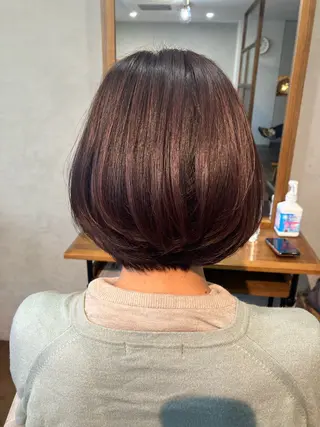 ショート カラー Hair&Make Nahoのマツエク・マツパデザイン