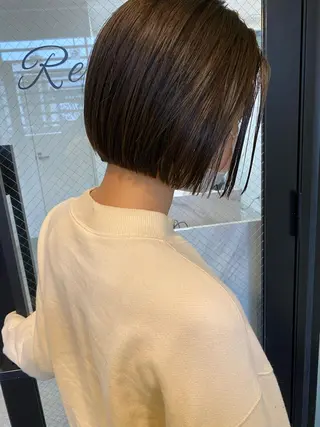 ショート カラー パーマ ヘアアレンジ メンズ キッズ ネイル マツエク・マツパ umu.［韓国ヘア /ダウンパーマ］のヘアスタイル