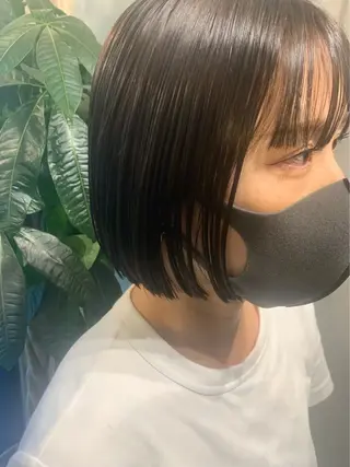 ショート Nozomu/地毛風 ストレート/パーマのヘアスタイル