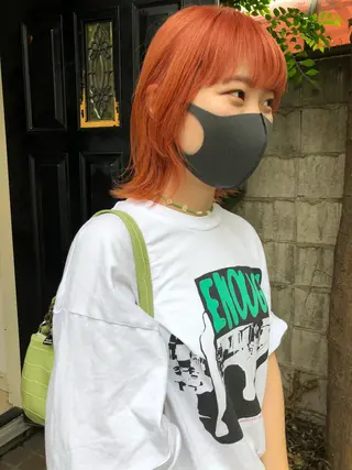 ミディアム カラー NOUN所属・eri kinjoのヘアスタイル