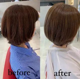 ショート ayumi🌈 インナーカラー🌈のヘアスタイル