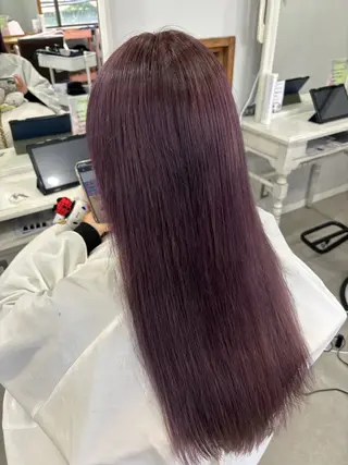 ロング カラー 韓国風🫧透明感 🦄岡庭春菜🎀のヘアスタイル