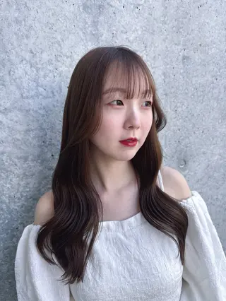 ロング カラー SALOWIN 岡山店所属・SALOWIN / manaka 🪽のヘアスタイル