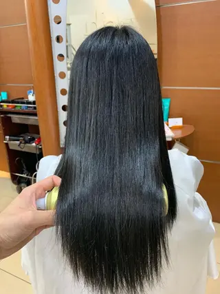 ロング パーマ 縮毛矯正/髪質改善 /韓国風　山川春輝のヘアスタイル