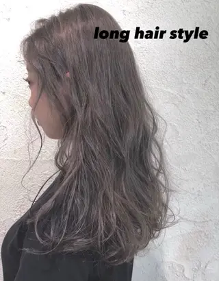 ロング シールエクステ/ 美髪カラー/茉央のヘアスタイル