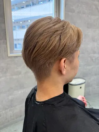 カラー メンズ 韓国ハイトーンカラー kana♡のヘアスタイル