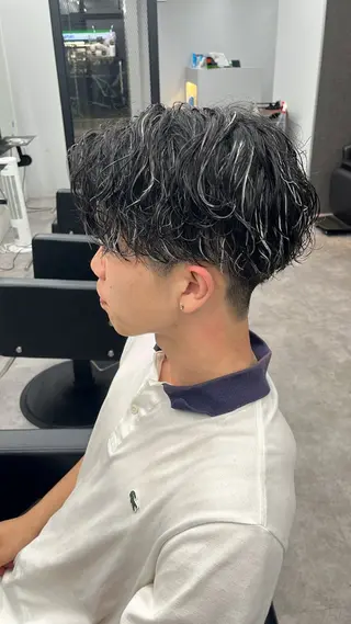 カラー パーマ メンズ men's salon First中崎町店所属・First中崎町 西郡   涼のヘアスタイル